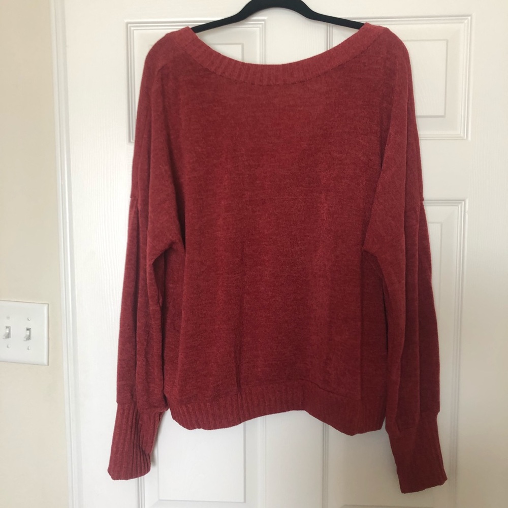 Forever 21 Plus Maroon Sweater